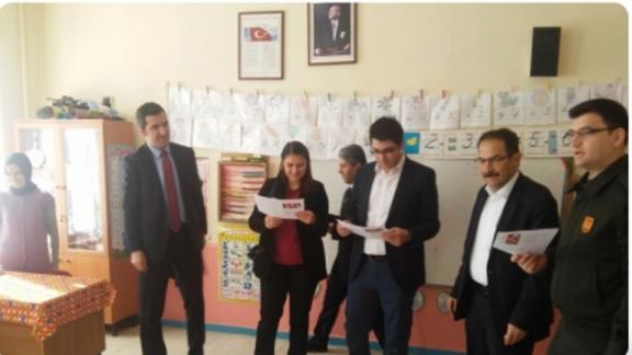 2014-2015 Öğretim Yılı Birinci Yarıyıl Karne Dağıtım Töreni Yapıldı